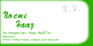 noemi haaz business card